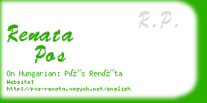 renata pos business card